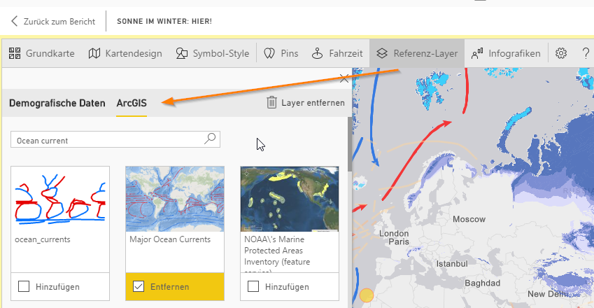 Adding ArcGIS Online layer